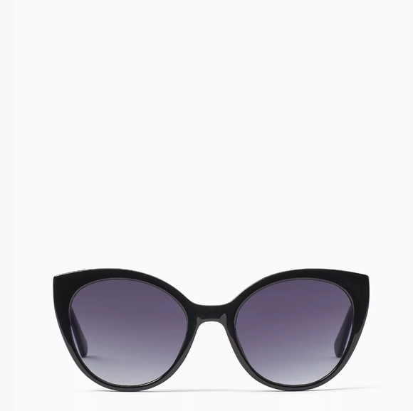 Kate Spade New York Samantha Cat Eye Black Sunglasses - Picture 1 of 5